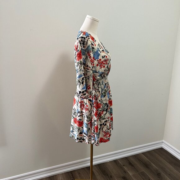 EUC Zara Patterned Mini Dress, Size M Floral Cocktail Dress Zara Party Dress - Picture 5 of 14